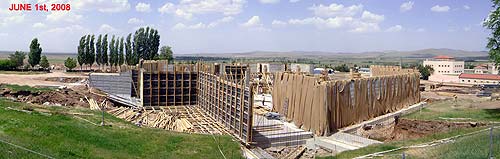 考古学博物館の建設状況